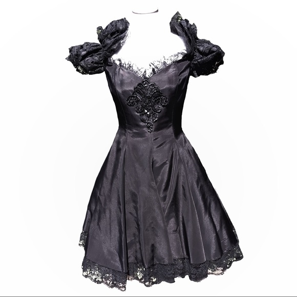 goth lace dress